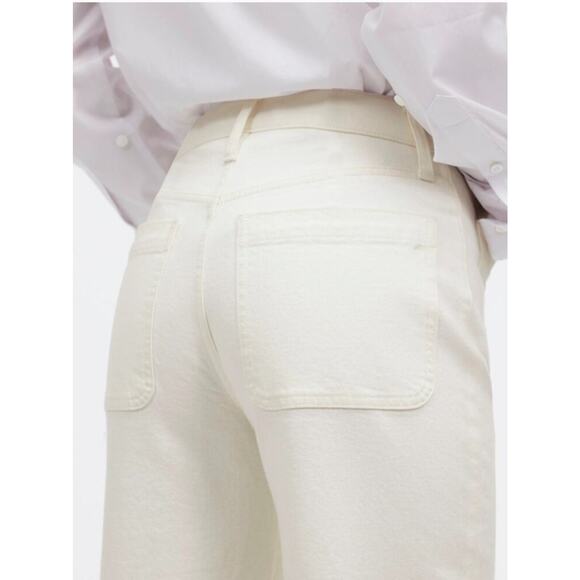 New W/Defect Madewell The Emmett Wide Leg Jeans Size 31 - Picture 4 of 8